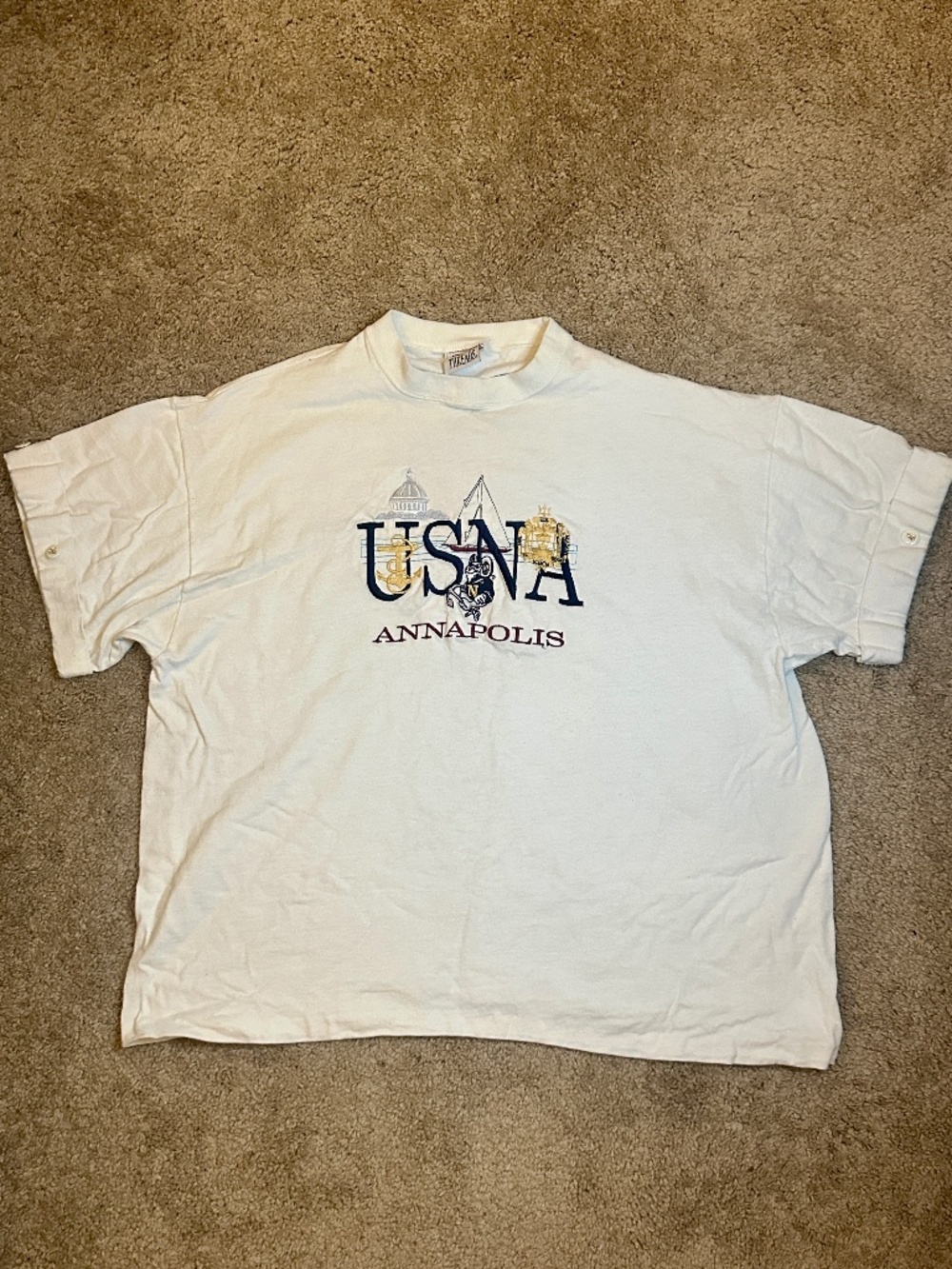 USNA Annapolis White T-Shirt